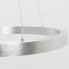 Lampa wisząca CARLO PL200910-400-SL 30W 4000K pierścieniowa srebrny