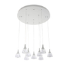 Wisząca kaskada pokojowa Dalmatia lampa LED 45W 3000K biała