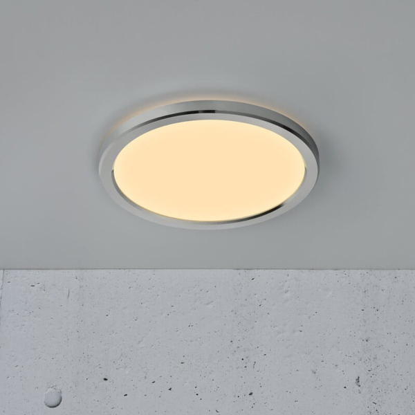 Okrągły plafon OJA 2015026133 LED 14,5W 3000-4000K IP54 chrom