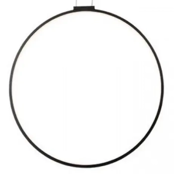 Wiszący pierścień lampa 1612 LED 24W 3000K ring do salonu czarny