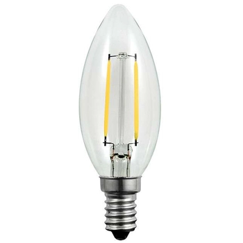 Żarówka SANICO 305114 POLUX E14 FC37 LED 2W 3000K 230 lm 230V płomykowa biała ciepła