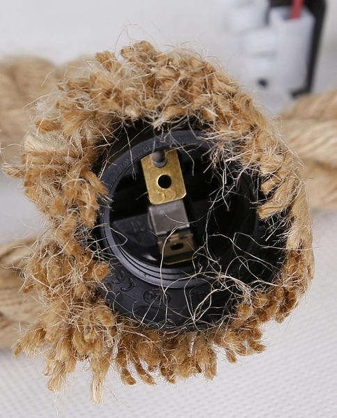 Sznur do lampy 31-04888 Candellux E27 100cm brązowy czarny