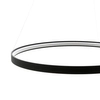 Minimalistyczna LAMPA wisząca CIRCLE LA0721/1-BK Zumaline okrągła OPRAWA zwis LED 50W 3000K ring czarny
