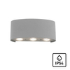 Metalowy kinkiet do ogrodu Carlo LED 4,8W 3000K lampa srebrna