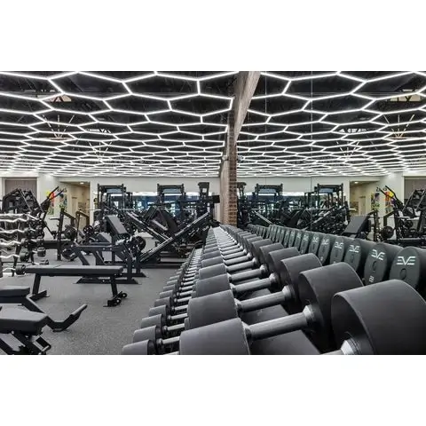 Sufitowa lampa do garażu Hexagon HEX-297X412-NW LED 331W 4000K IP54 biała