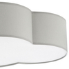 Plafon dziecięcy chmura Cloud 3145 TK Lighting tkaninowy biały szary