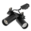 Sufitowa lampa regulowana Fourty 11442 wpustowa tuby do salonu czarne