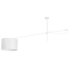 Sufitowa lampa regulowana Viper 6640 do sypialni nad łóżko biała
