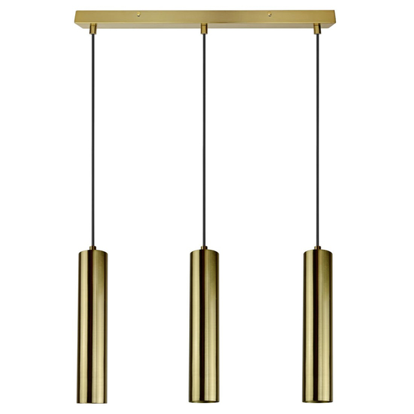 Nowoczesna LAMPA wisząca NAPOLI 318718 Polux minimalistyczny zwis na listwie złoty