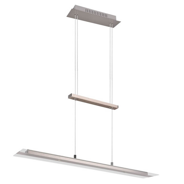 Wisząca lampa Milos R32004107 LED 20W 3000K metalowa srebrna