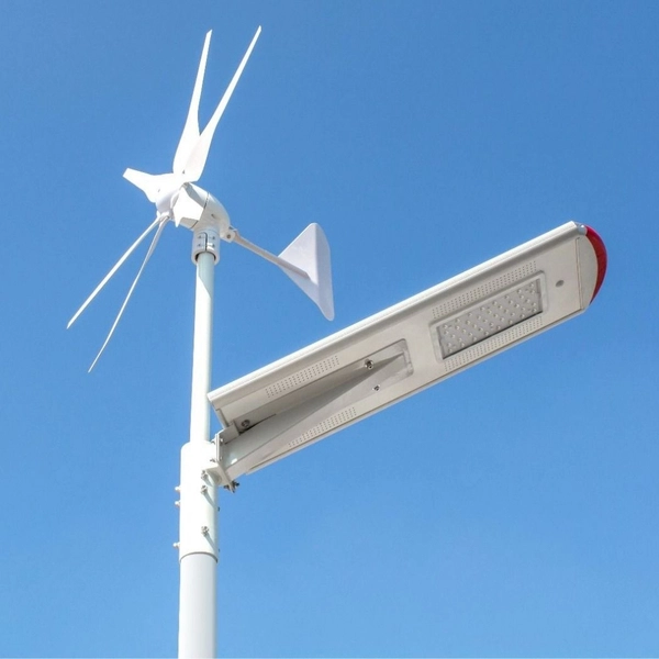 Hybrydowa lampa uliczna Windsun WS-40W Greenie LED 40W IP65 biała