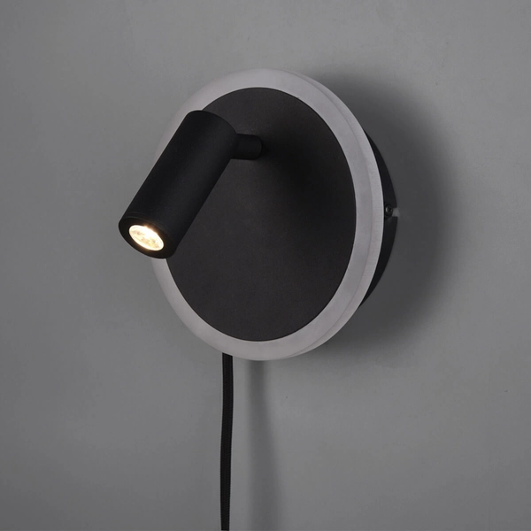 Kinkiet ścienny JORDAN 229210232 Trio LED 7W 3000K tubka czarna