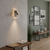 Ruchoma ścienna lampa Doria WL-83957-1-CF LED 8W 3000K do sypialni kawowy