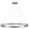 Pierścieniowa lampa wisząca MONTALO LE45404 LED 60W 3000K kryształy srebrne