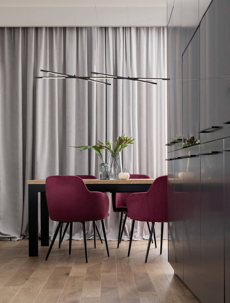 Ledowa lampa wisząca BELL LE42728 Luces Exclusivas 30W 3000K listwy czarne