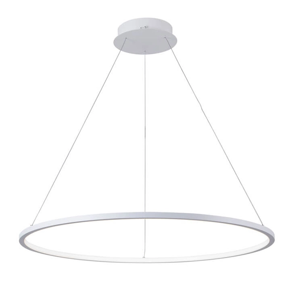 Zwisająca lampa Vinola PND-56135B-080RPC-WH-3KS4K-TRDIMM Italux LED 48W 3000-4000K biała