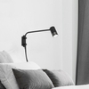 Nowoczesna LAMPA ścienna ZIRCON 5072 Rabalux kinkiet na wysięgniku czarny