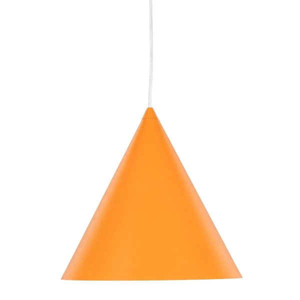 Lampa wisząca nad stół CONO 10064 stożkowa pomarańczowy