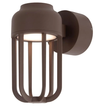 Ledowa ścienna lampa Wells 33808/08/97 LED 8W 2700K IP54 brązowy