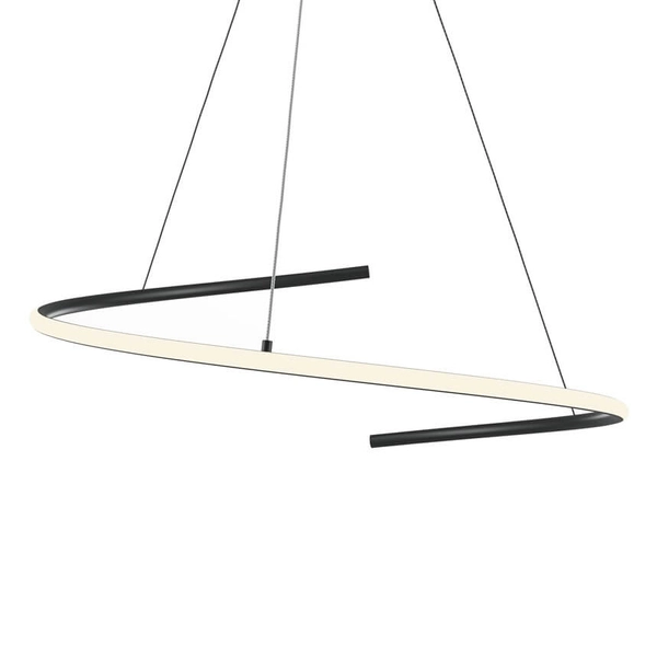 Ledowa lampa zwieszana Curve MOD242PL-L33BK 31W 3000-4000K czarny biały