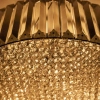 Lampa sufitowa glamour PRINCE C0360-05B-F4AC z kryształami przezroczysta