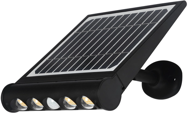 Solarna lampa elewacyjna Talent EKO8328 LED 8W IP65 czarna