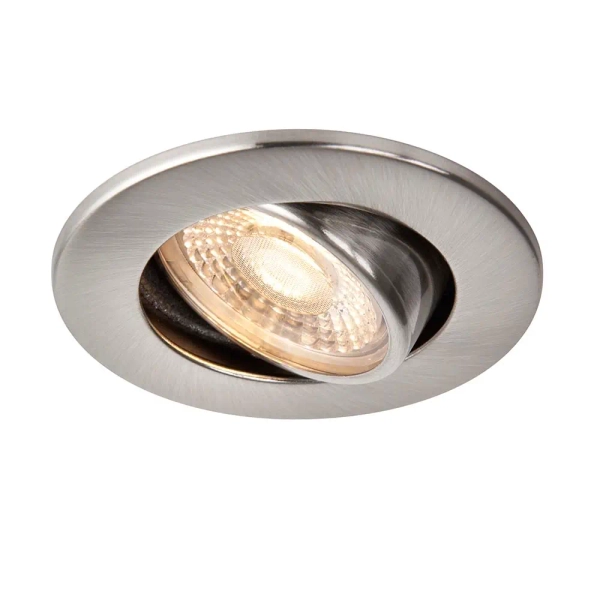 Okrągła lampa sufitowa SHIELD 108296 LED 5W 3000-6000K oczko nikiel