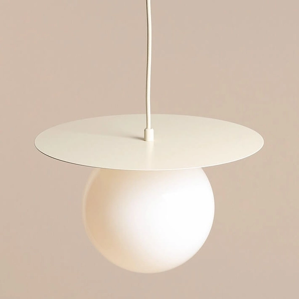 Wisząca lampa molekuła LOOP 1125G9_M Aldex szklana kremowy