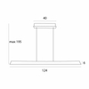 Lampa wisząca Jo-Jo P0594 LED 38W 2700-5500K belka złota OUTLET