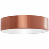 Okrągła lampa przysufitowa 137623620163 metalowa IP54 miedź