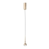 Wisząca lampa złota CRIMA OR80315 LED 6W Orlicki glamour do sypialni