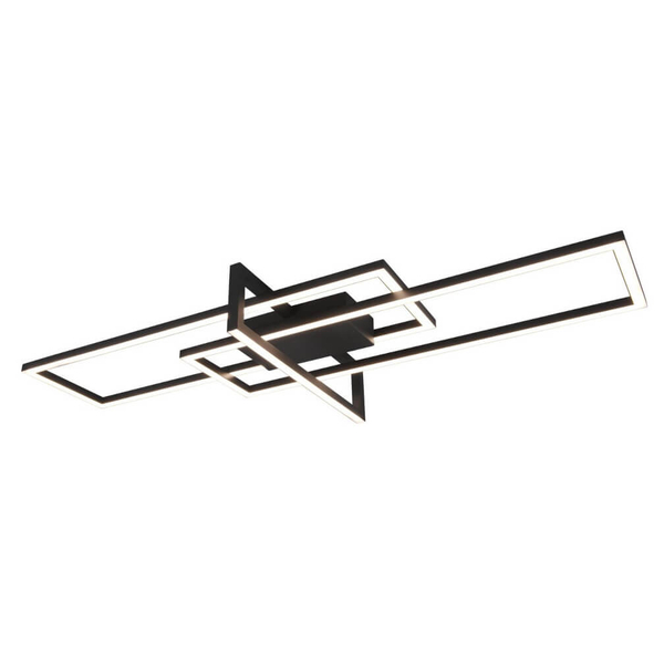Ściemnialna lampa sufitowa ZENITRA DL332620310 LED 34W 3000K czarna