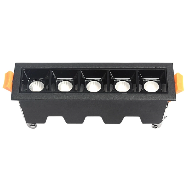 Podsufitowa lampa liniowa 582 Domeno LED 10W 3000K czarna