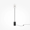 Metalowa podłogowa lampa Kyoto MOD178FL-L11B3K LED 11W 3000K czarna biała