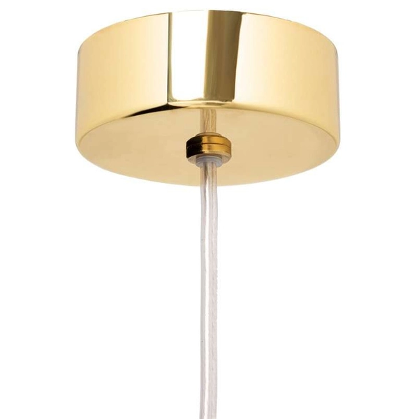 Loftowa LAMPA wisząca CUMULUS VERTICAL 10757705 Kaspa szklana OPRAWA modernistyczny zwis molekuły złoty biały