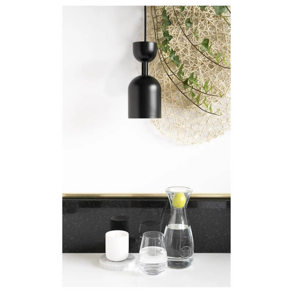 Zwisowa lampa do jadalni Supuru SUA122P0 nad stół czarna