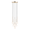 Molekułowa lampa wisząca Arcturus P0574-07F-F7AA Zumaline biały złoty