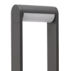 Grafitowa lampa zewnętrzna FRAME AZ6686 1xLED 12W 4000K IP65 słupek