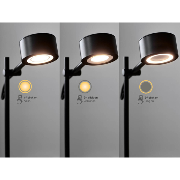 Lampa podłogowa Clyde 2010844003 LED 4W 2700K regulowana czarny