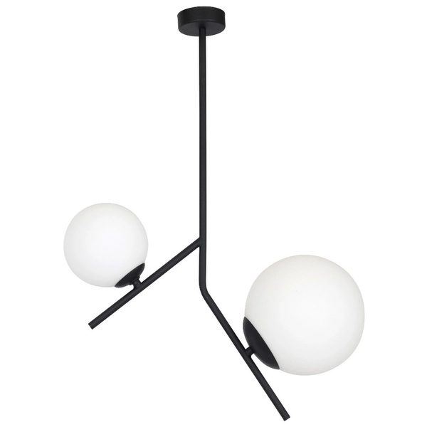 Sufitowa LAMPA szklana GALLIA 1095PL_H Aldex kule balls czarne białe