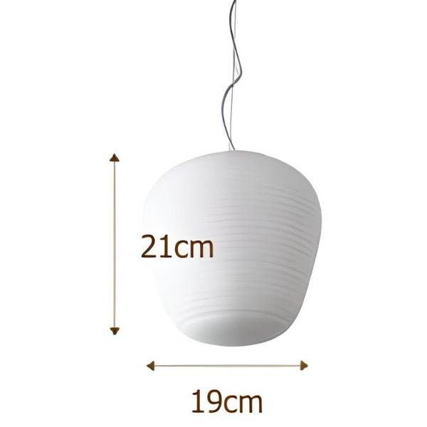 Lampa wisząca CGHIVEP Copel zwis kokon nad stół biały
