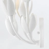 Naścienna lampa do przedpokoju Flora QN-FLORA-3W-WHT kwiaty białe