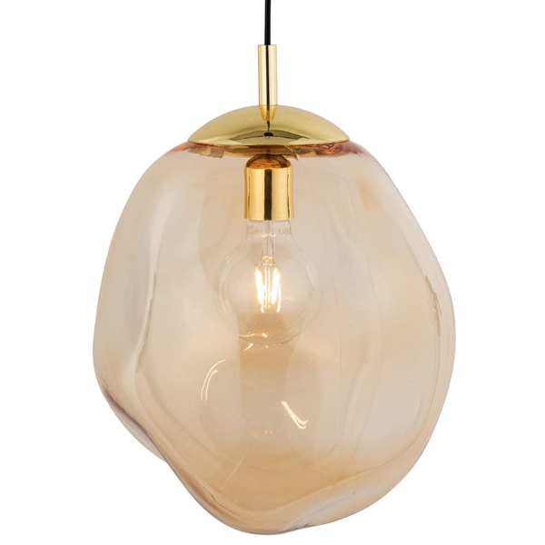 Modernistyczna lampa wisząca Sol 4261 TK Lighting szklana bursztynowa