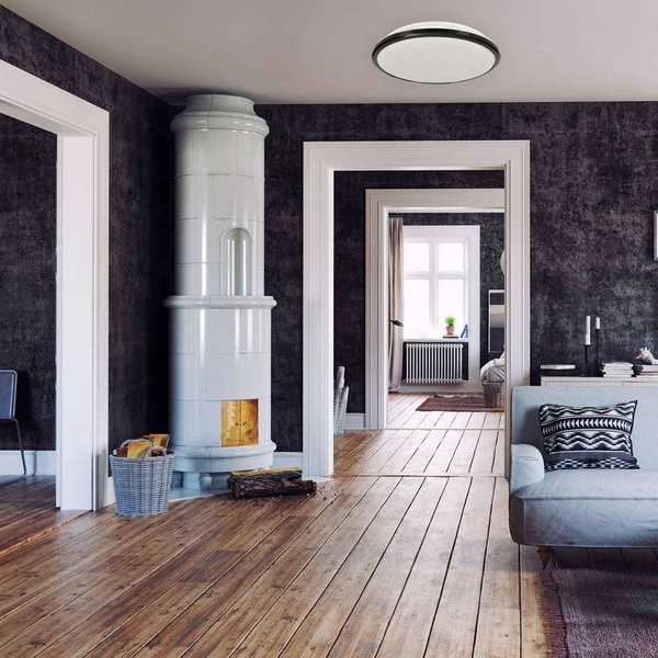 Plafon LAMPA sufitowa TERMA ML6402 Milagro metalowa OPRAWA okrągła LED 18W 4000K do łazienki IP44 czarna