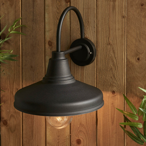 Elewacyjna lampa ścienna Farmhouse 95899 IP44 metalowa czarny