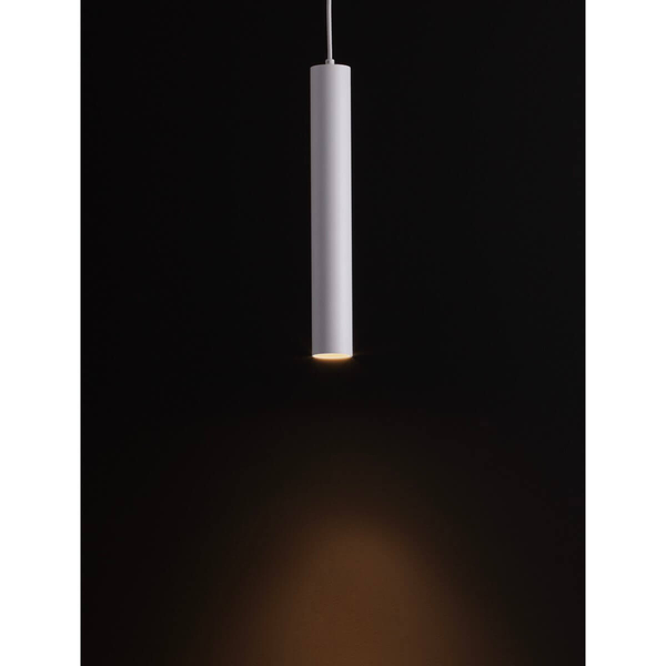 Lampa zwisająca NAZCA LE44348 do kuchni tubka sopel metalowa biała