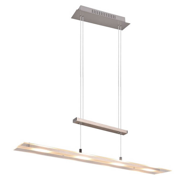 Wisząca lampa Milos R32004107 LED 20W 3000K metalowa srebrna
