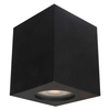 LAMPA sufitowa FABRYCIO IT8003S1-BK Italux metalowy downlight prostokątny łazienkowy IP44 czarny