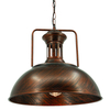 Industrialna lampa wisząca Loft 7897/1 BL CO kopuła do salonu miedziana