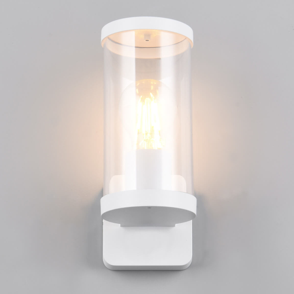 Metalowa lampa ścienna Bonito R21596131 IP44 tuba biały